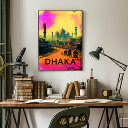 Dhaka Cityscape Poster PosterGoat