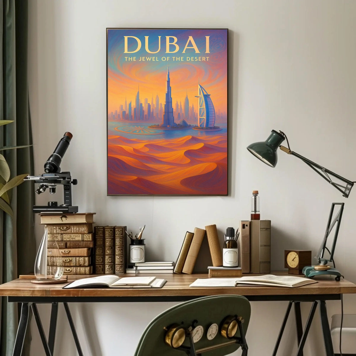 Dubai Jewel Of The Desert Poster For Modern Home Decor