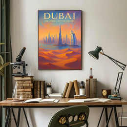 Dubai Jewel Of The Desert Poster For Modern Home Decor