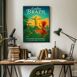 Explore Brazil Poster