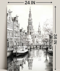 Tranquil Canal Scene Poster