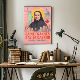 Saint Frances Xavier Cabrini Patron Of Poster