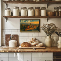 Hayward Travel Poster: Innovation Meets Tradition