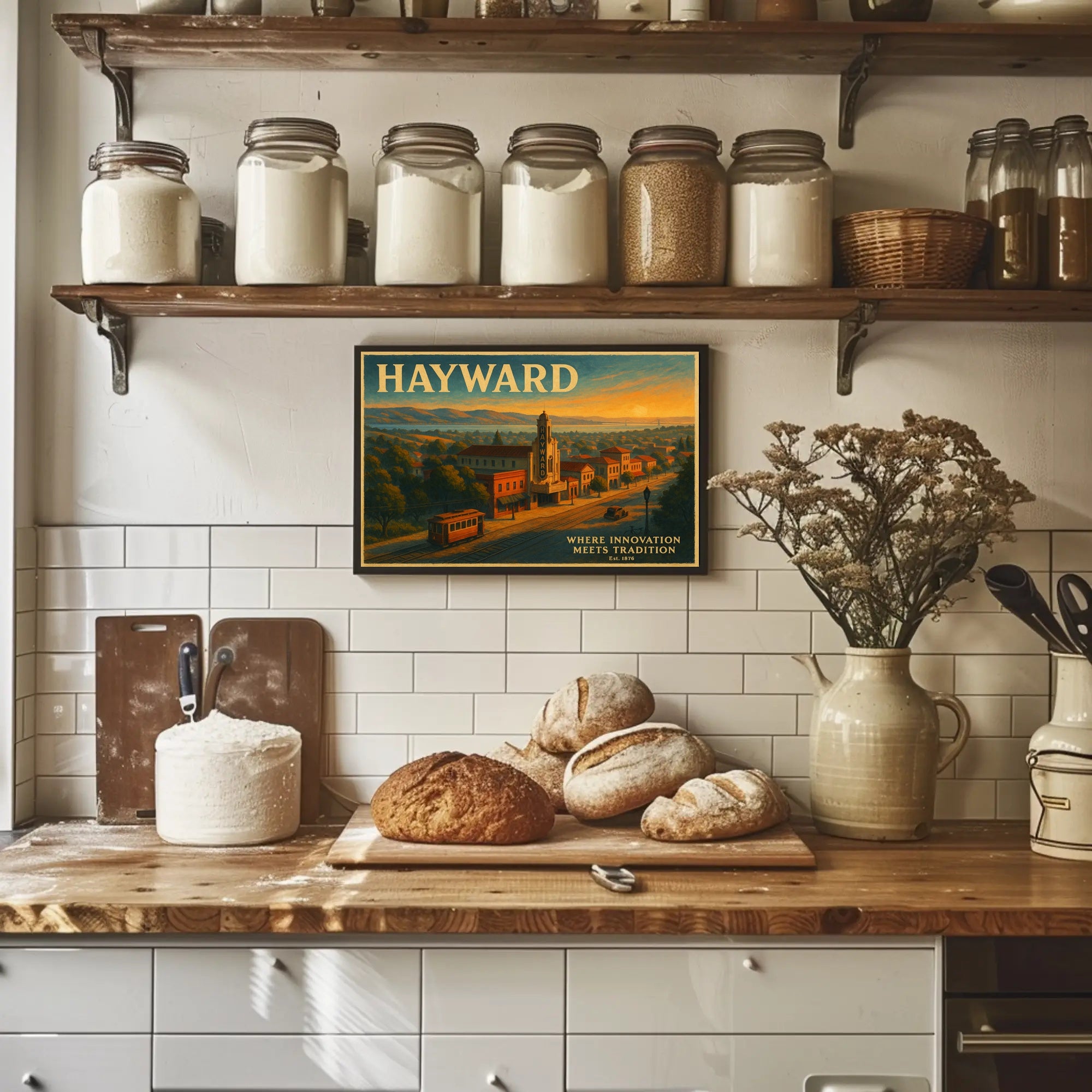 Hayward Travel Poster: Innovation Meets Tradition