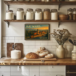Hayward Travel Poster: Innovation Meets Tradition