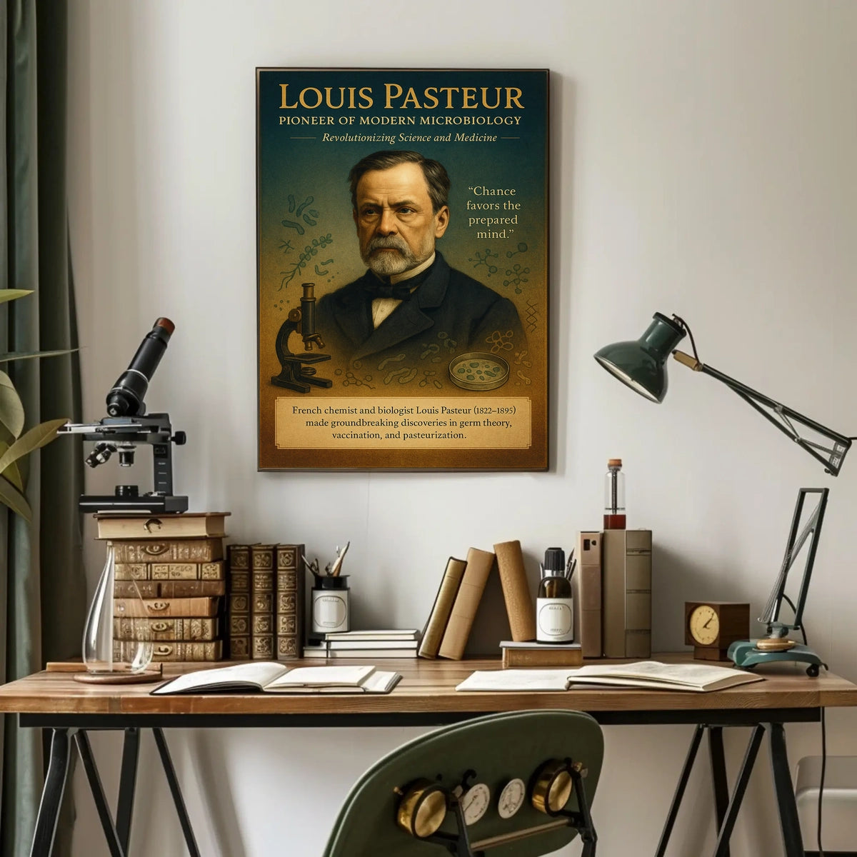 Louis Pasteur Pioneer Of Modern Poster