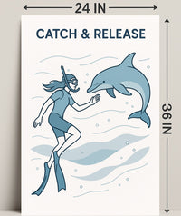 Catch & Release Poster PosterGoat