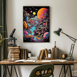 Cosmic Landscape Adventure Poster PosterGoat