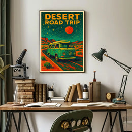 Desert Road Trip Poster