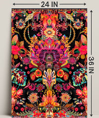 Abstract Art Poster: A Burst of Colorful Imagination