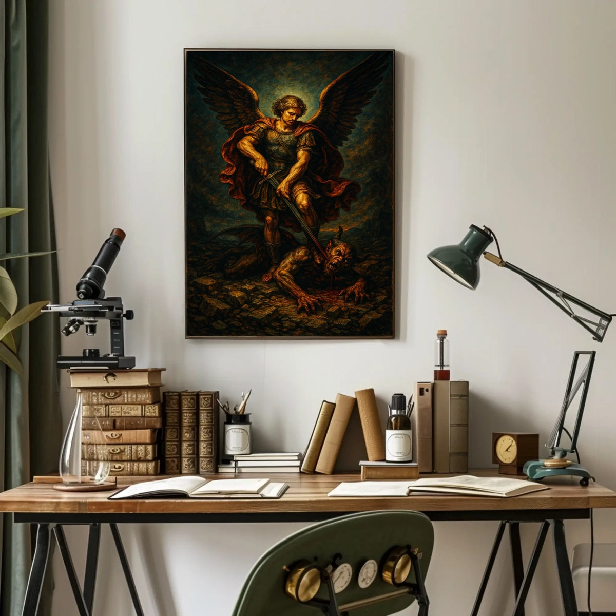 The Triumph Of Archangel Michael Poster