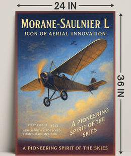 Morane-Saulnier L Icon of Aerial Innovation Poster PosterGoat