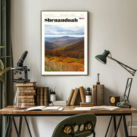 Shenandoah Scenic National Park Poster Print