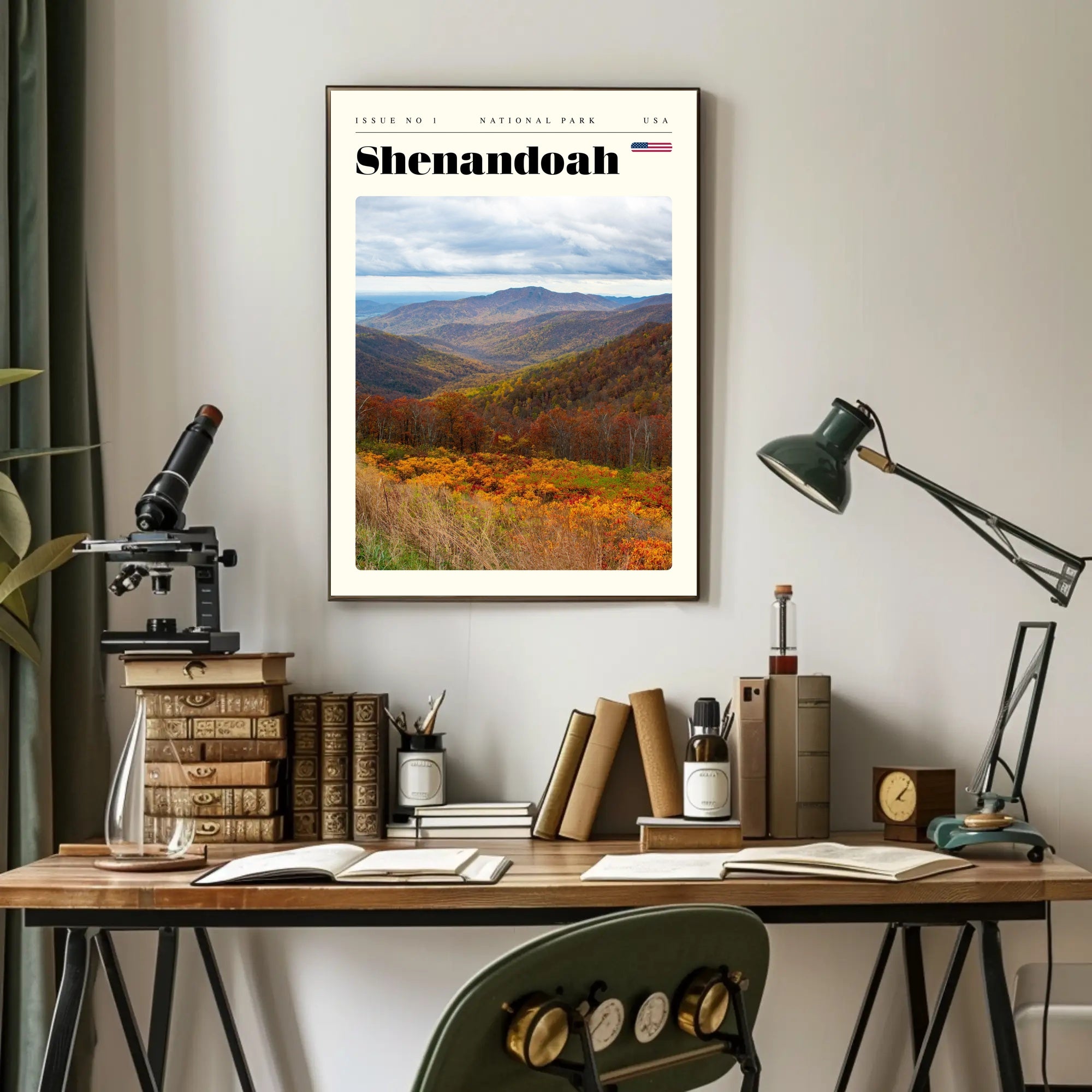 Shenandoah Scenic National Park Poster Print