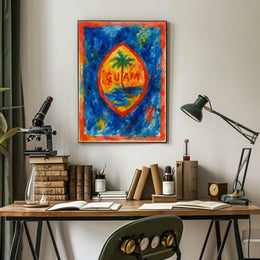 Vibrant Guam Poster