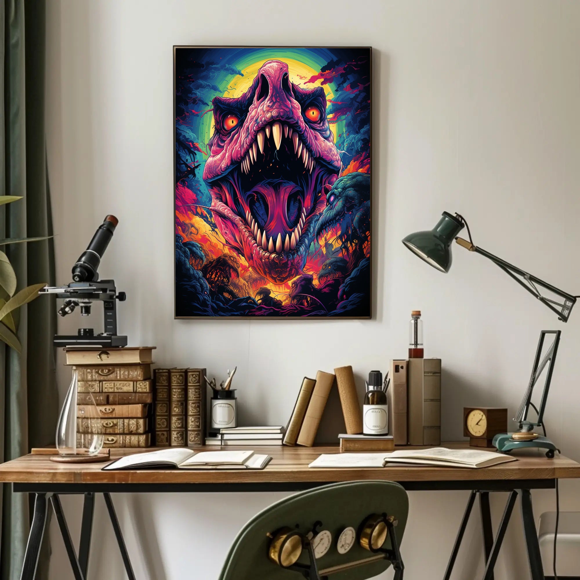 The Roaring Beast Poster PosterGoat