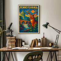 Pennsylvania Wildlife and Heritage Poster