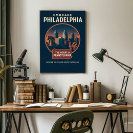 Embrace Philadelphia Poster PosterGoat