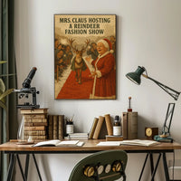 Mrs. Claus Hosts a Reindeer Fashion Show Poster