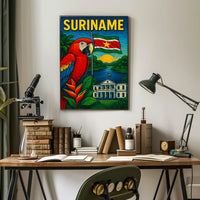 Suriname Tropical Paradise Poster