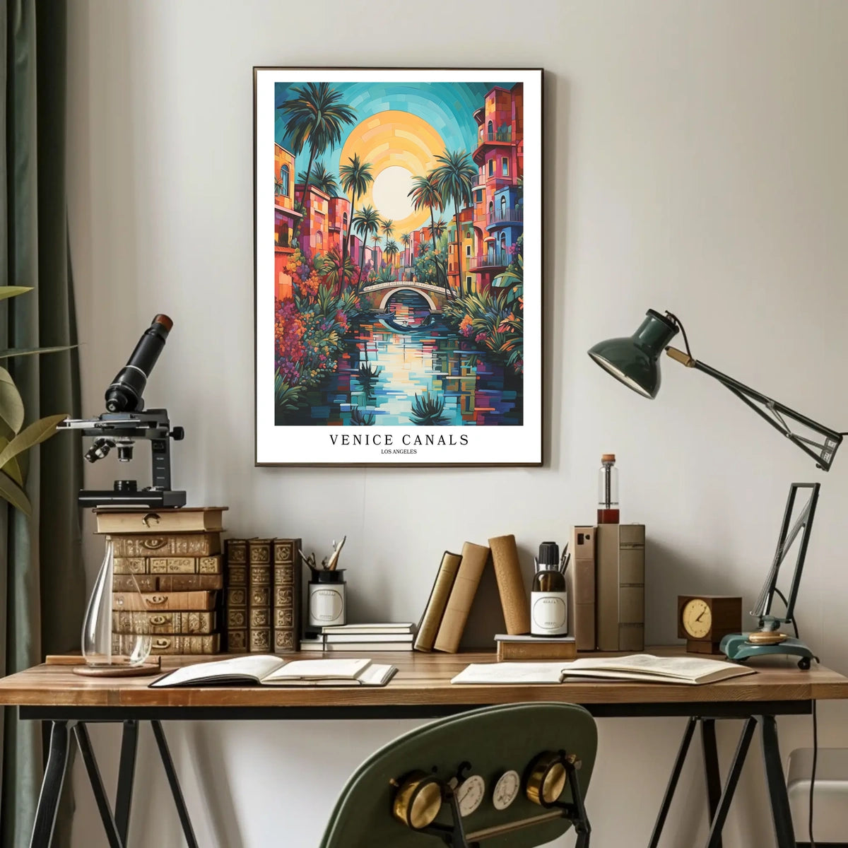 Venice Canals Los Angeles Poster