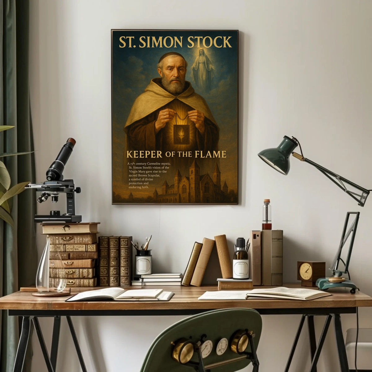 St. Simon Stock Keeper Of The Flame Poster