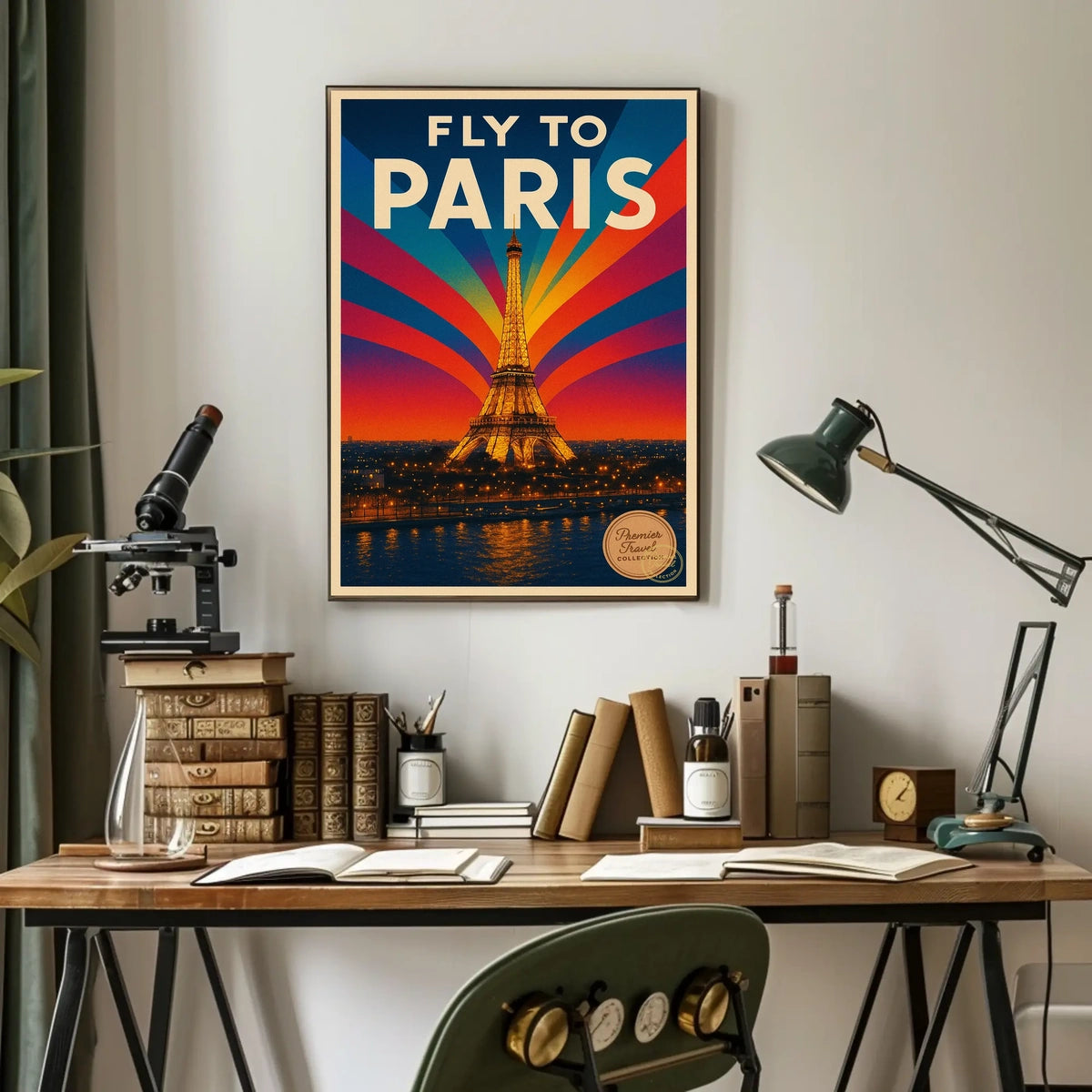 Fly To Paris Poster
