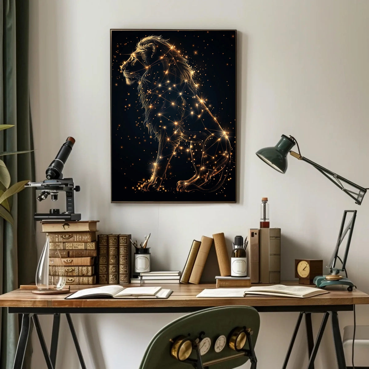 Celestial Lion Poster