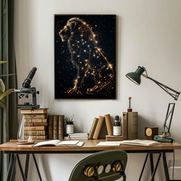 Celestial Lion Poster