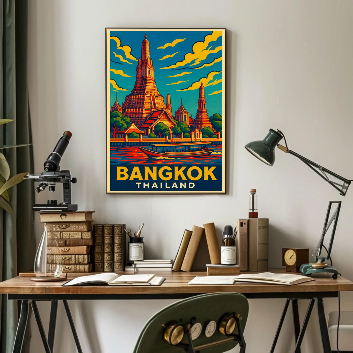 Bangkok Travel Poster