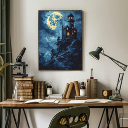 Medieval Knight Templar Photorealistic Battle Poster PosterGoat