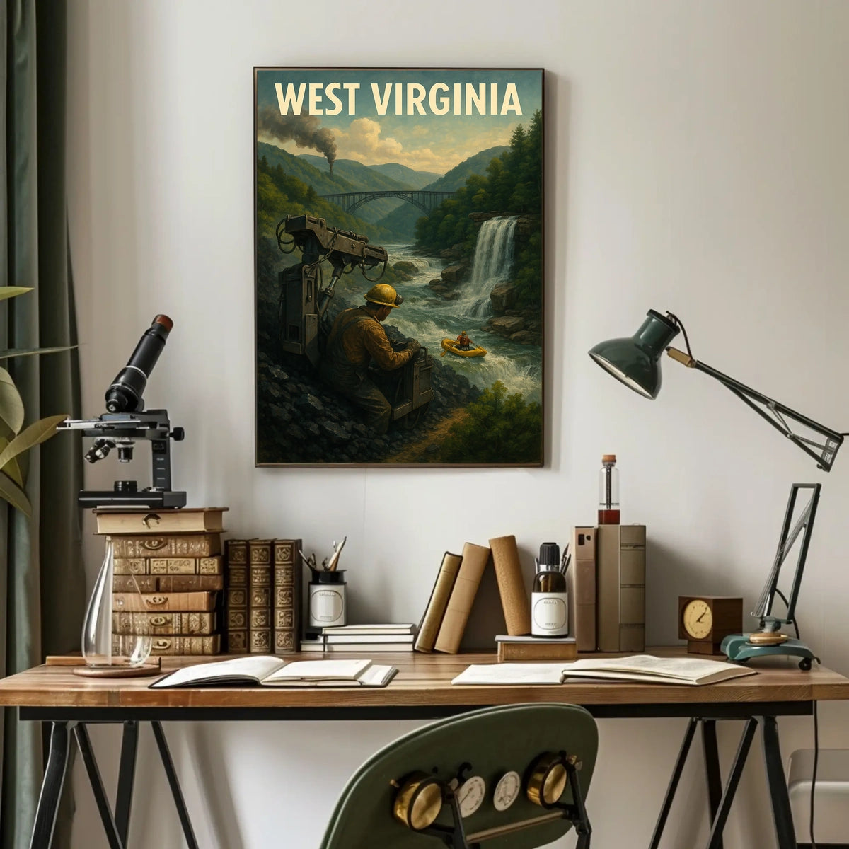 West Virginia Landscape Poster