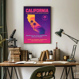 California The Golden State Poster