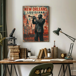 Jazz In New Orleans Poster