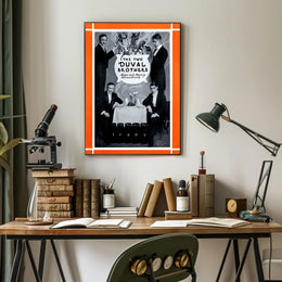 The Two Duval Brothers Magical Theatrical Performance Poster