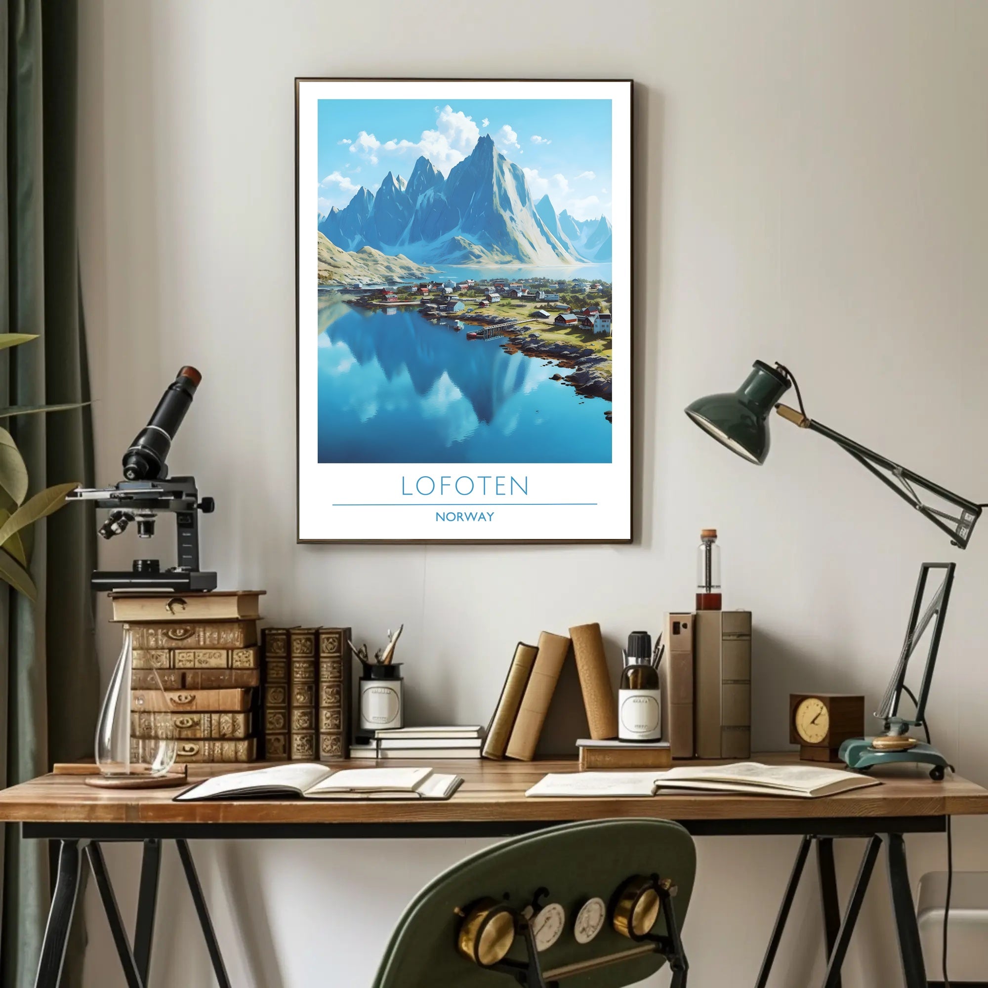 Lofoten Scenic View Poster