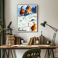 Val Gardena Winter Adventure Poster
