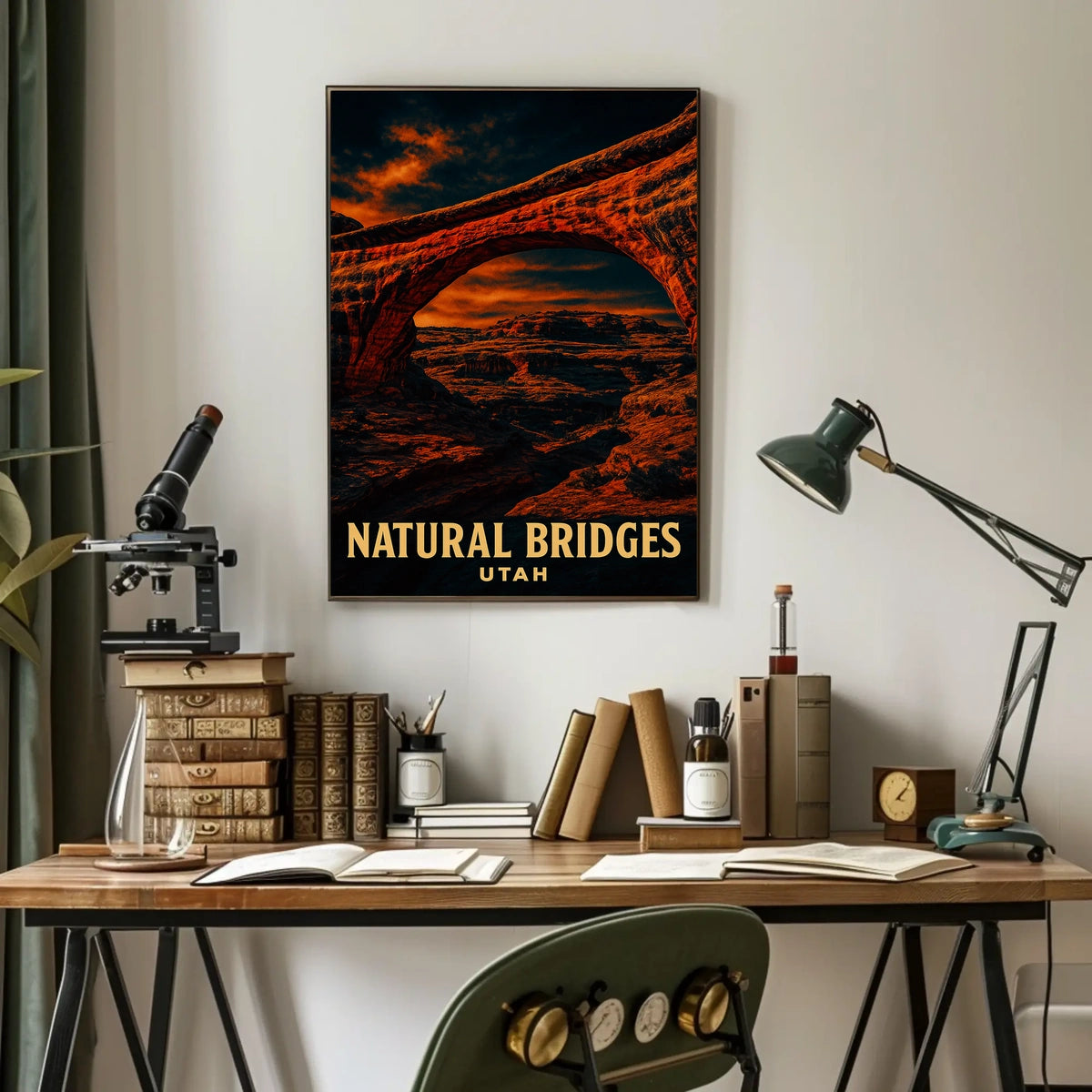 Natural Bridges of Utah Poster
