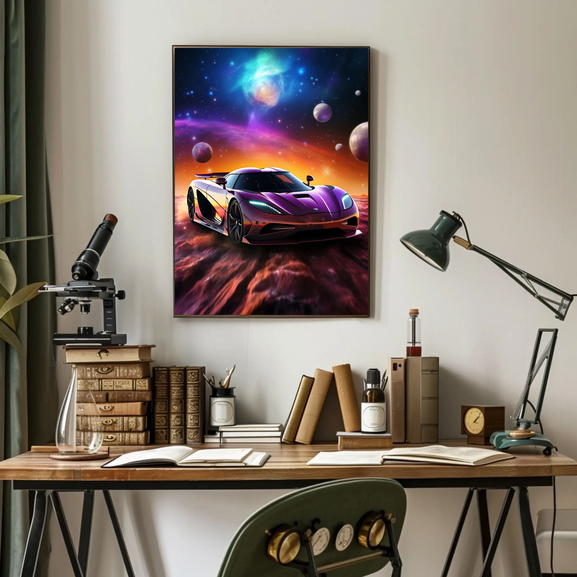 Cosmic Drive Poster PosterGoat