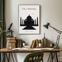 Taj Mahal Agra, India Poster PosterGoat