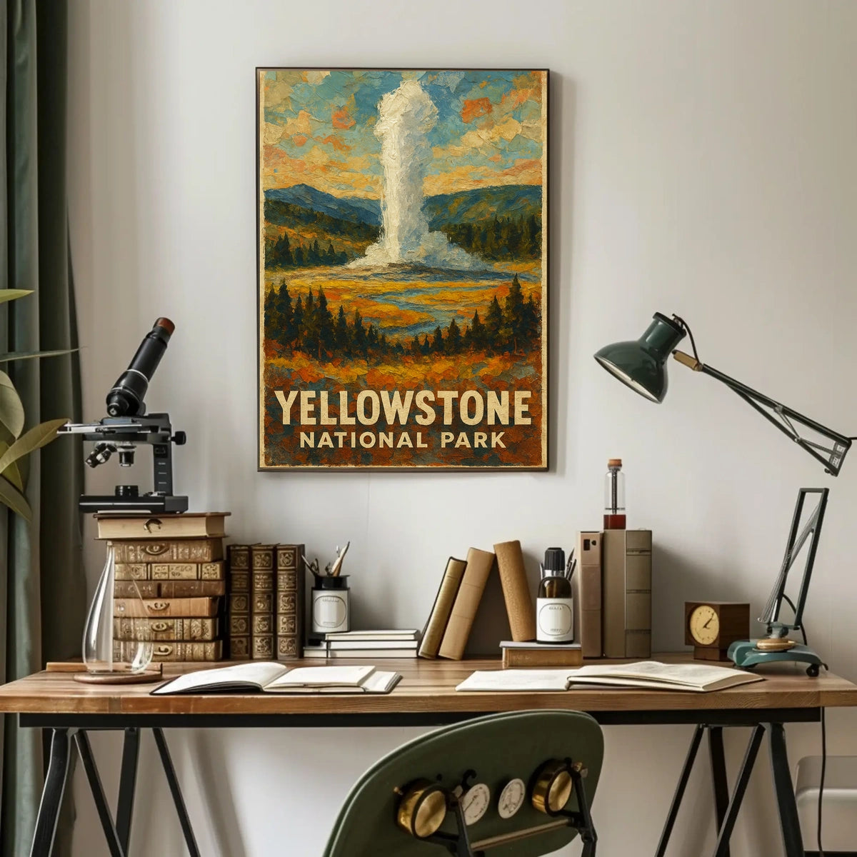 Yellowstone Wanderlust Photography Realism Poster