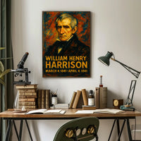 William Henry Harrison 9Th President Poster