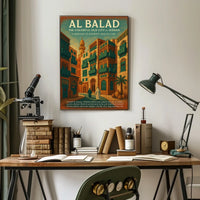 Al Balad The Colorful Old City Of Poster