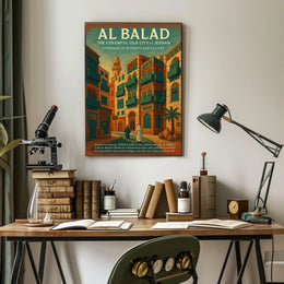 Al Balad The Colorful Old City Of Poster
