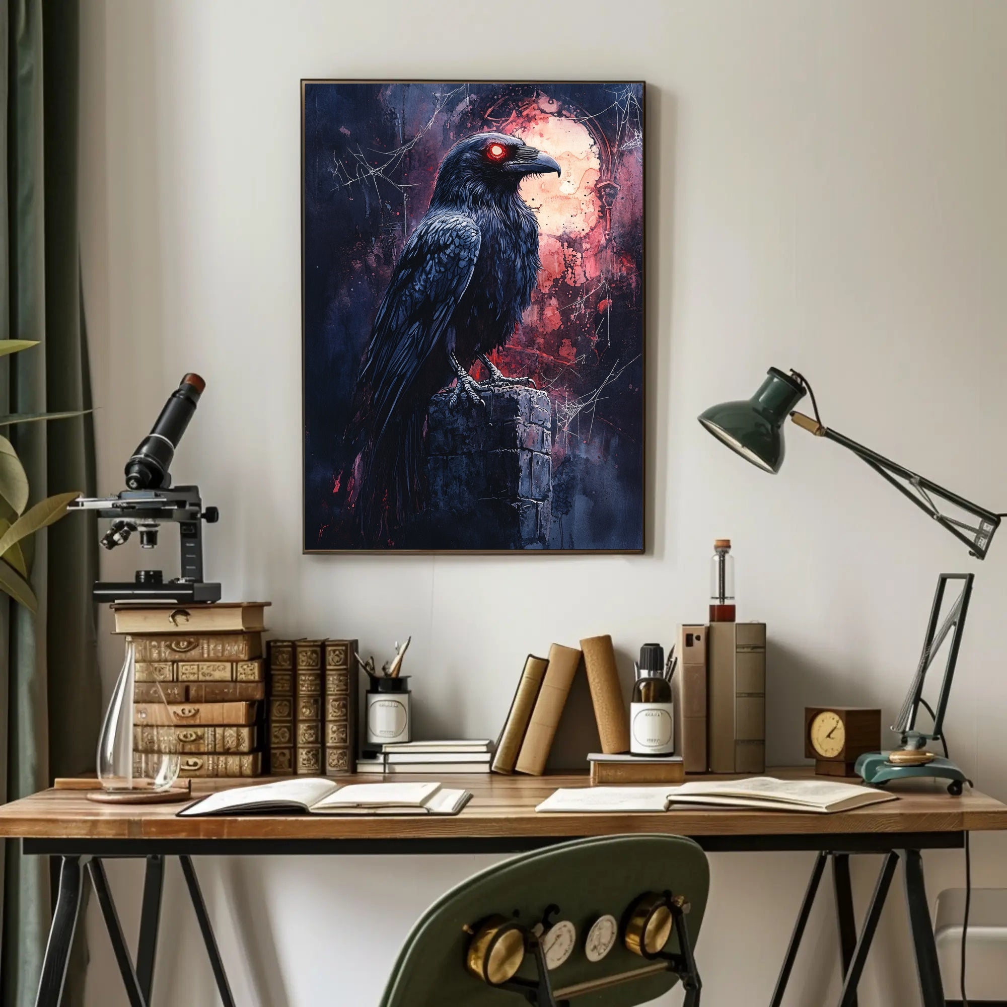The Enigmatic Raven Poster