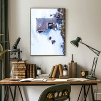 Winter Serenity From Above Poster