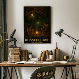 Russell Cave Prehistoric Shelter Poster