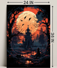 Haunted Mansion Under The Blood Moon Poster