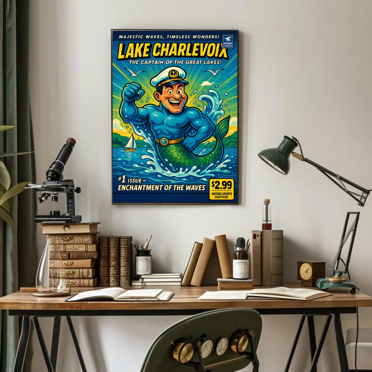 Lake Charlevoix The Captain Of The Poster