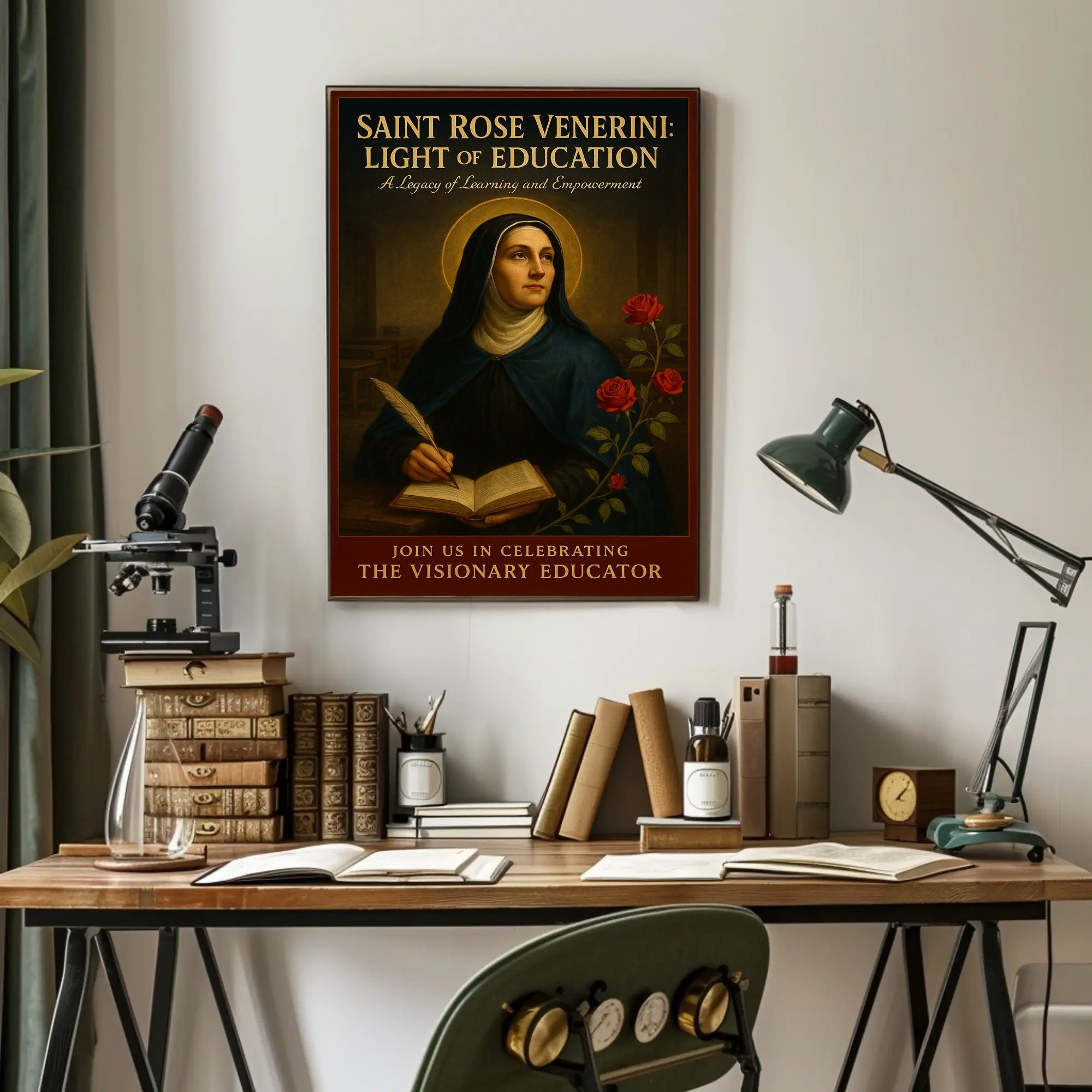 Saint Rose Venerini Educational Empowerment Heritage Poster PosterGoat